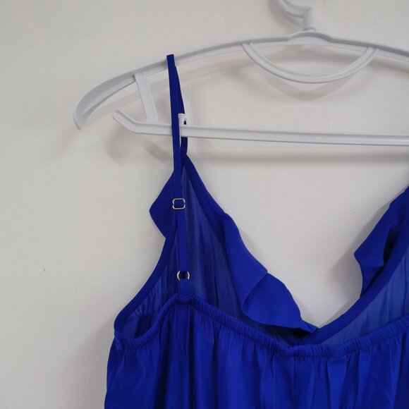 Lilly Pulitzer Womens Cold Shoulder Flowy Jumpsuit Wide Leg Size M - Picture 9 of 11